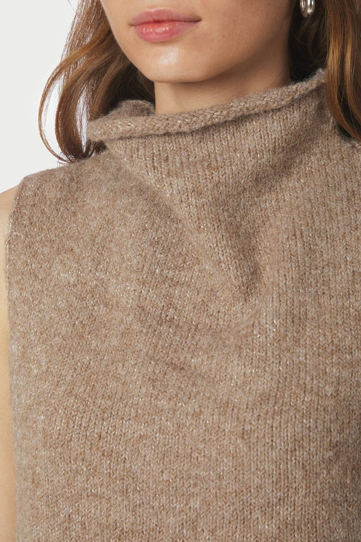 Neo Noir - Odelia Knit Top 161753 - 125 - Dark Sand