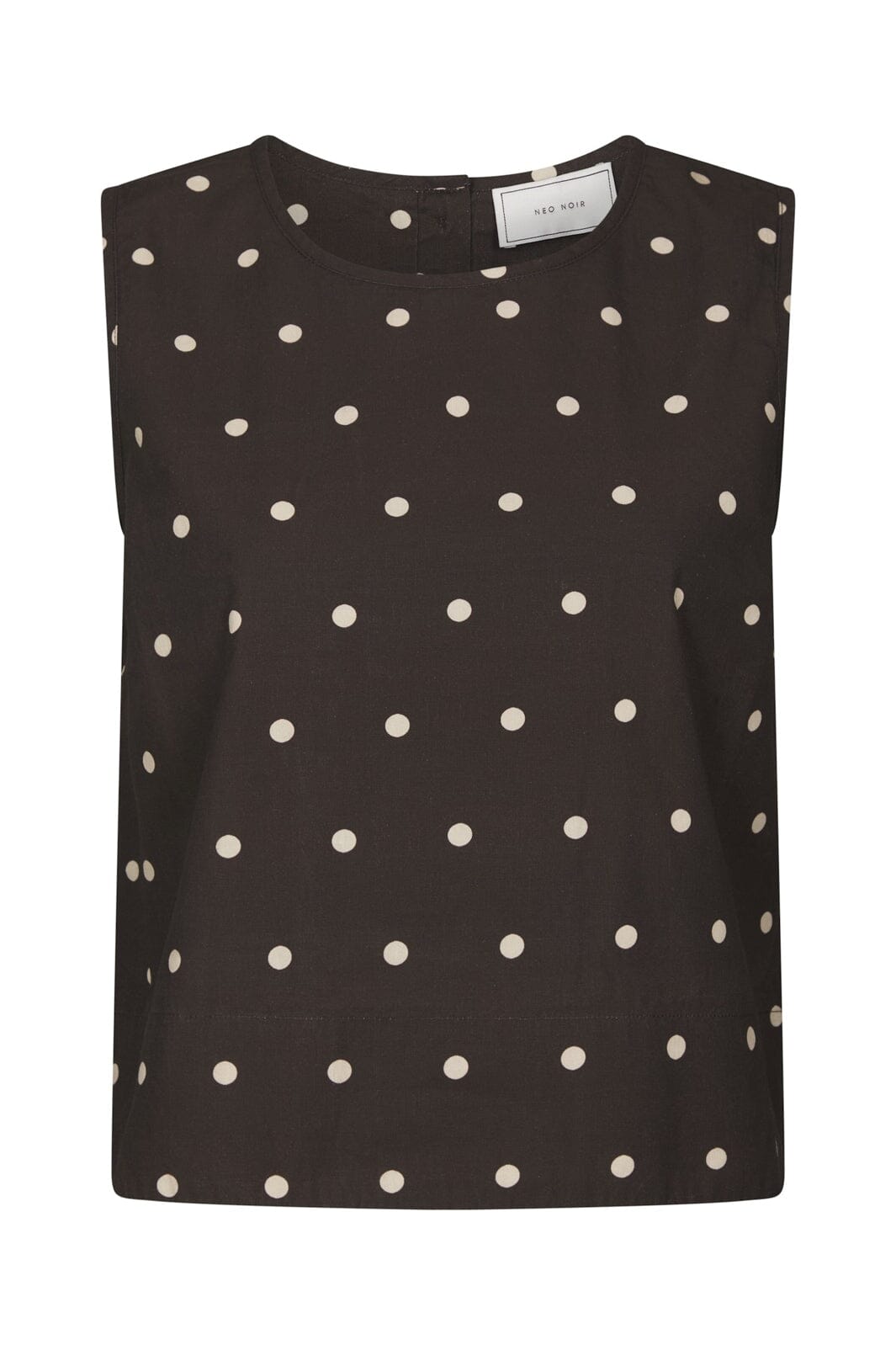 Neo Noir - Polly Dot Top 169334 - 676 - Dark Brown