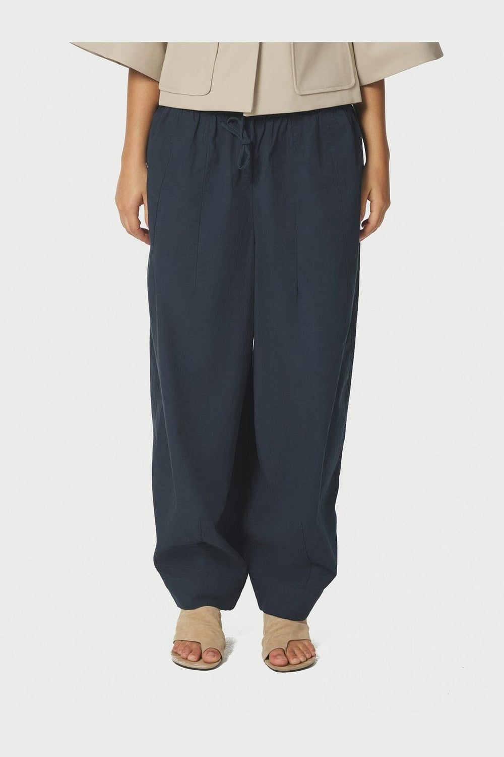 Neo Noir - Prina C Poplin Pants 168368 - 141 - Navy