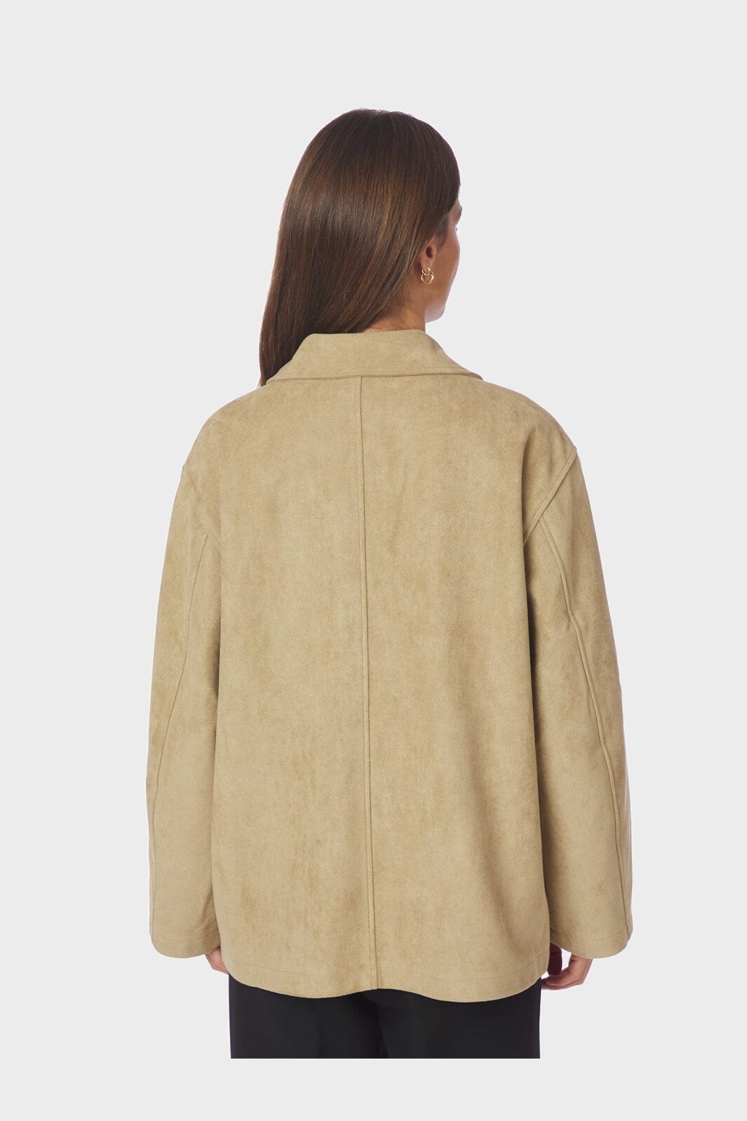 Neo Noir - Ravina Faux Suede Jacket 167352 - 213 - Sand
