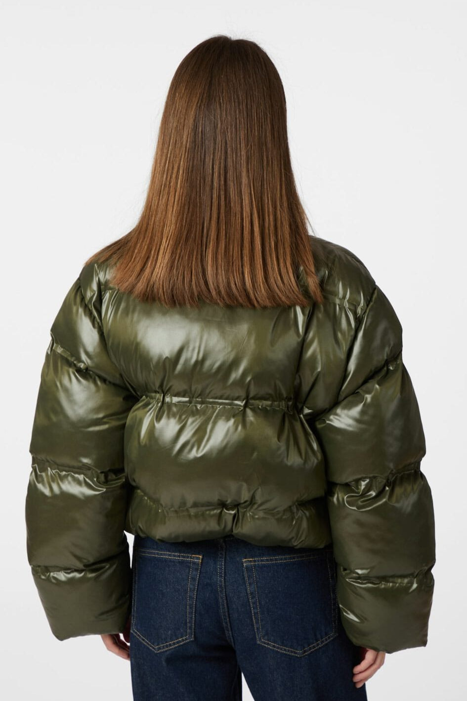 Neo Noir - Rhea Shiny Puffer Jacket 165094 - 605 - Olive