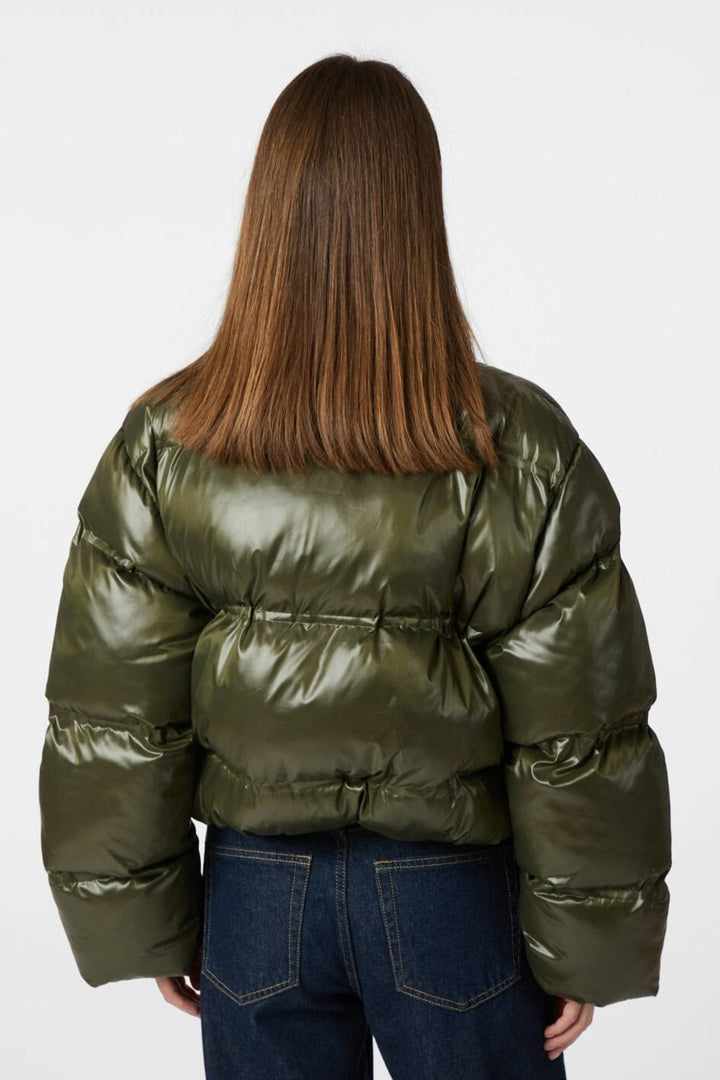 Neo Noir - Rhea Shiny Puffer Jacket 165094 - 605 - Olive