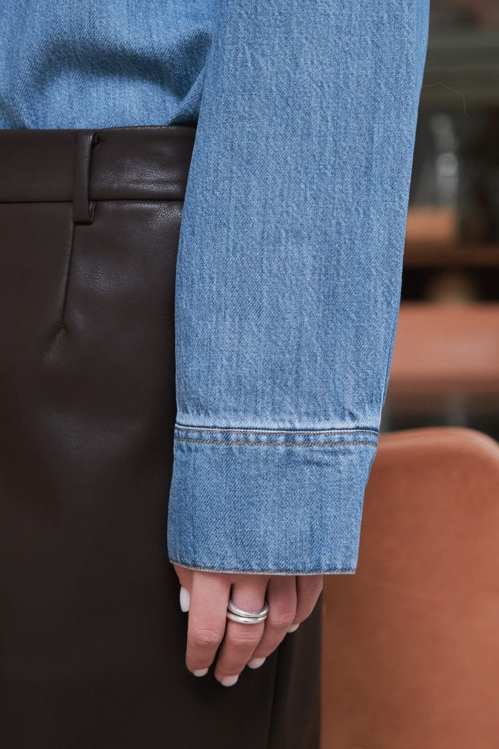 Neo Noir - Roger Denim Shirt 162889 - 843 - Vintage Blue Skjorter 