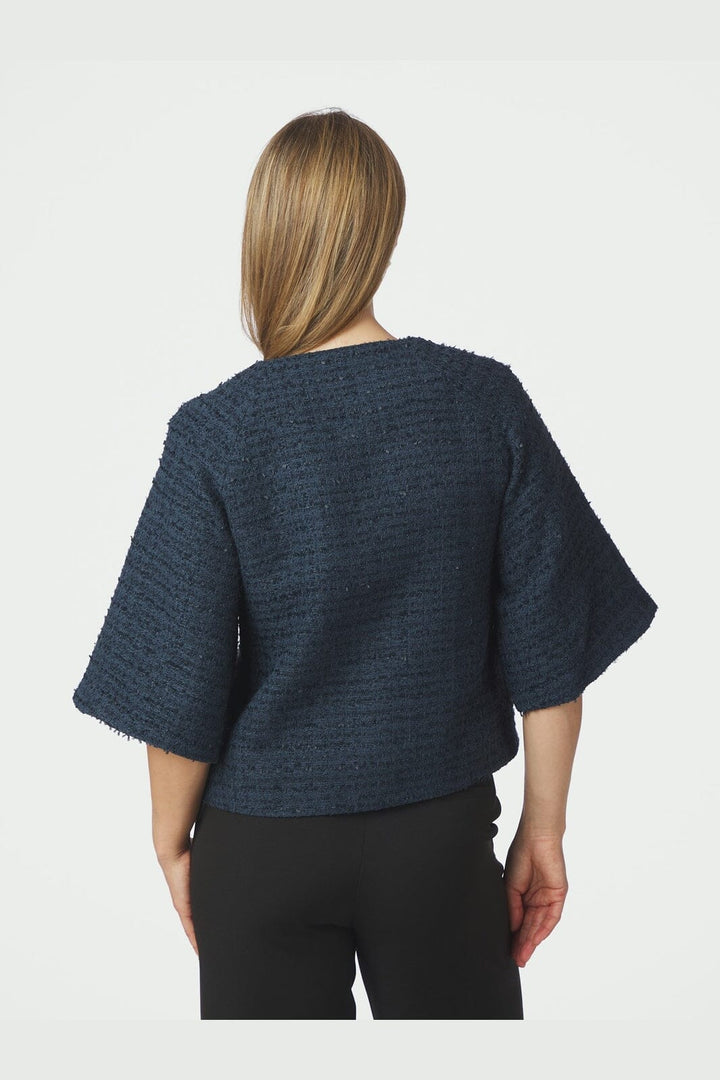 Neo Noir - Rosella Boucle Mini Jacket 166488 - 141 - Navy