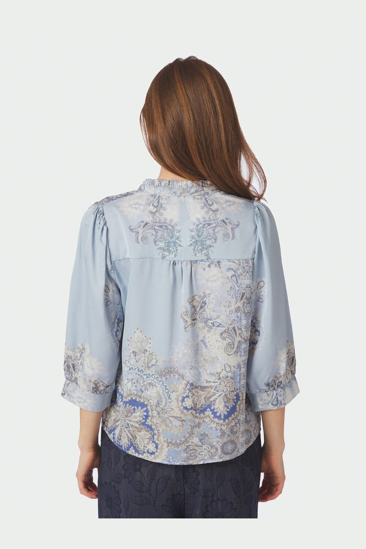 Neo Noir - Roselle Artist Paisley Blouse 165558 - 145 - Light Blue
