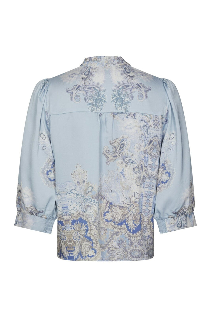Neo Noir - Roselle Artist Paisley Blouse 165558 - 145 - Light Blue
