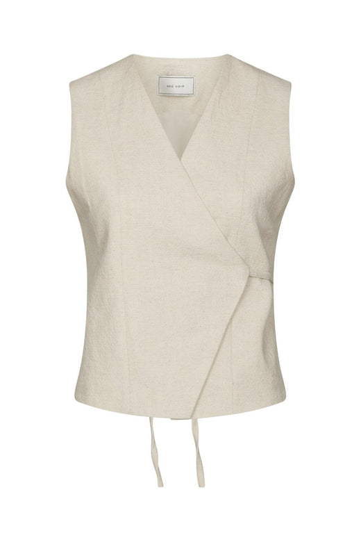 Neo Noir - Samara Ramie Waistcoat 165105 - 815 - Natural
