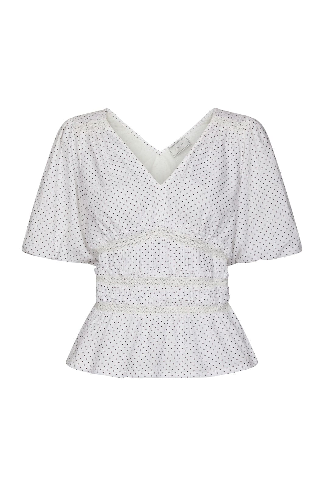 Neo Noir - Sapura Mini Dot Blouse 168957 - 120 - White