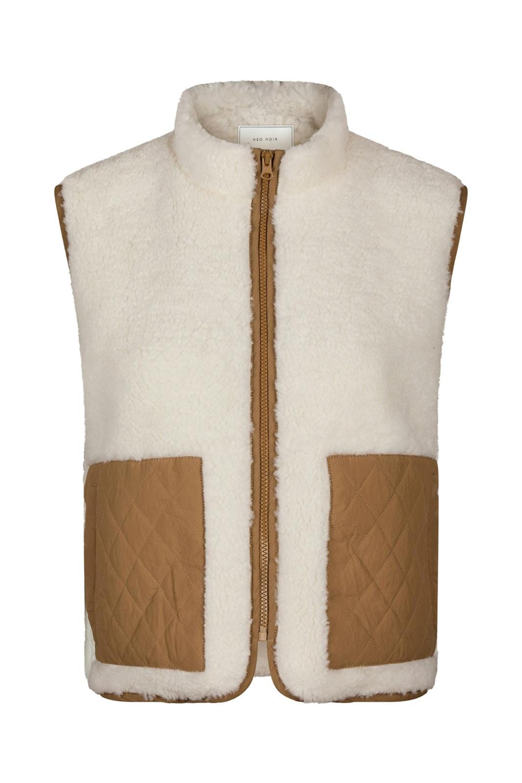 Neo Noir - Scout Teddy Waistcoat 155725 - 121 - Off White