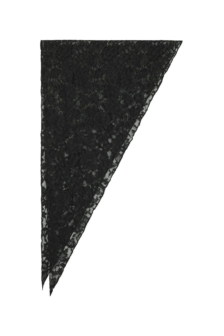 Neo Noir - Serina Lace Scarf 168194 - 100 - Black Tørklæder 
