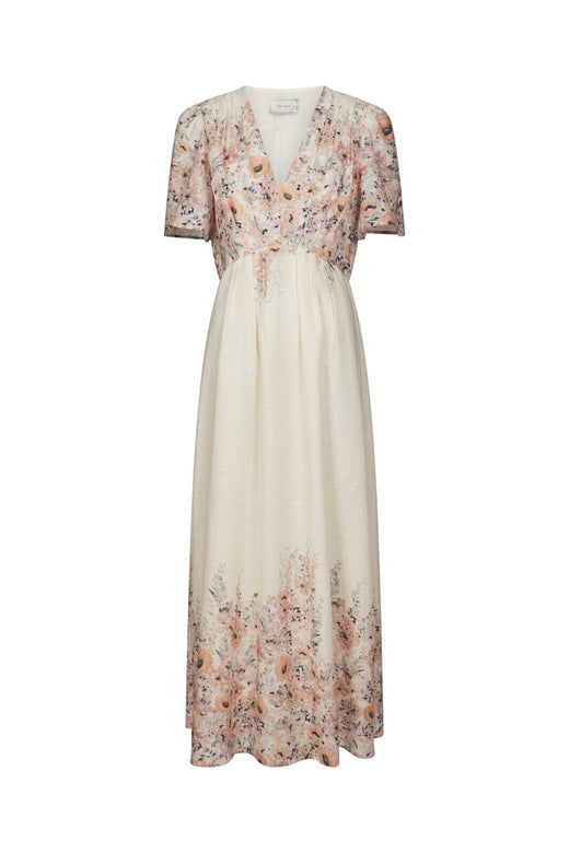 Neo Noir - Serna Flower Print Dress 166177 - 679 - Burned Powder