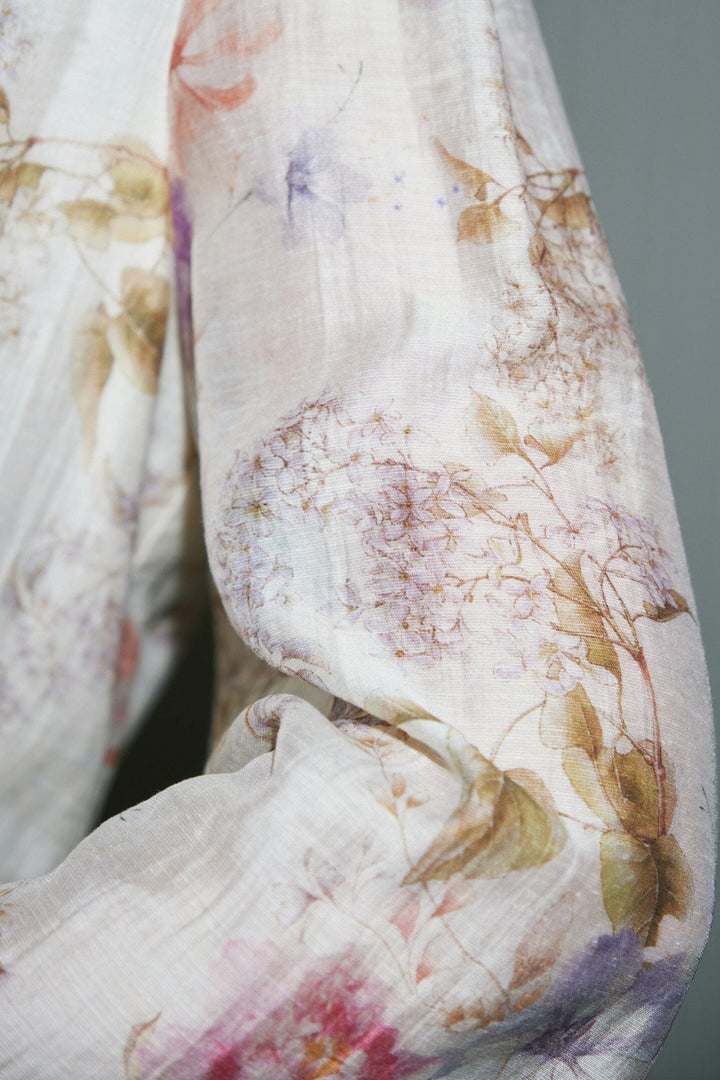 Neo Noir - Silfi Vintage Flower Dress 167921 - 121 - Off White Kjoler 