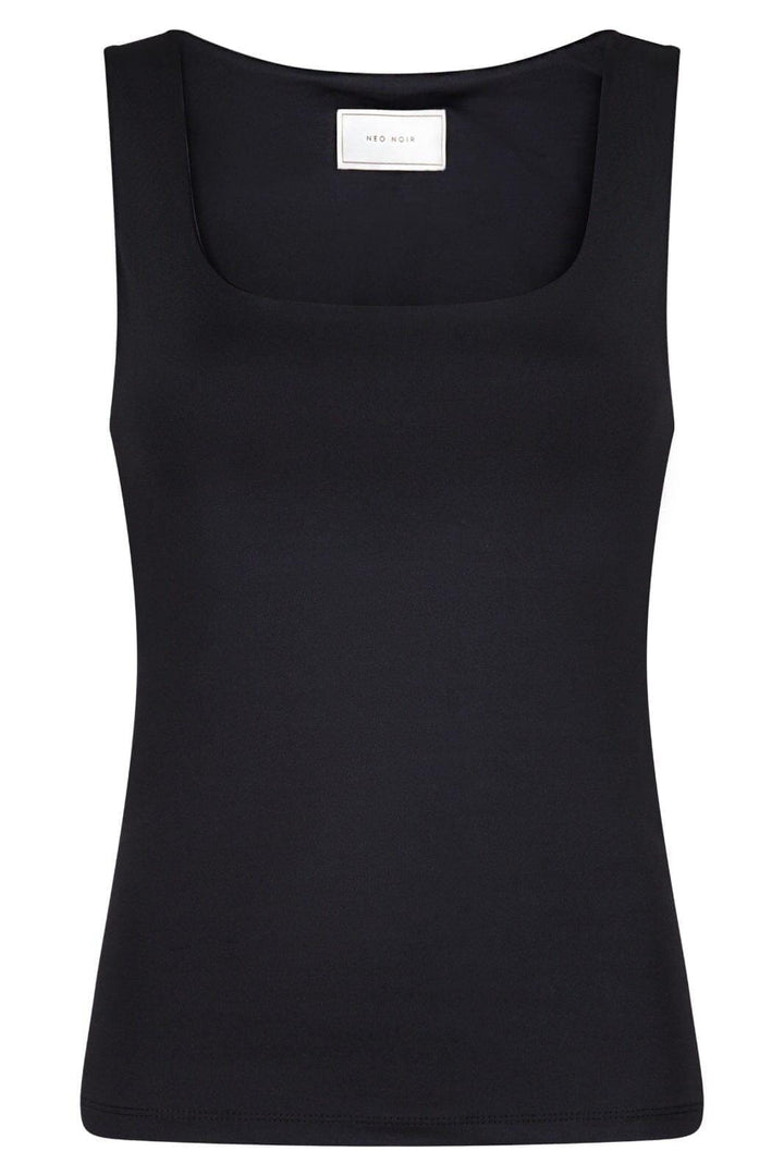 Neo Noir - Sophia Jersey Top - Black Toppe 