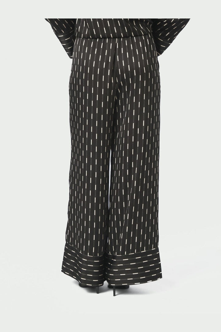Neo Noir - Sora Print Pants 169279 - 676 - Dark Brown