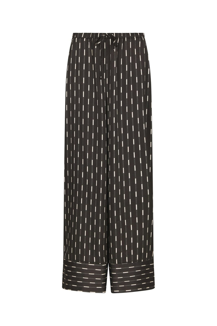 Neo Noir - Sora Print Pants 169279 - 676 - Dark Brown