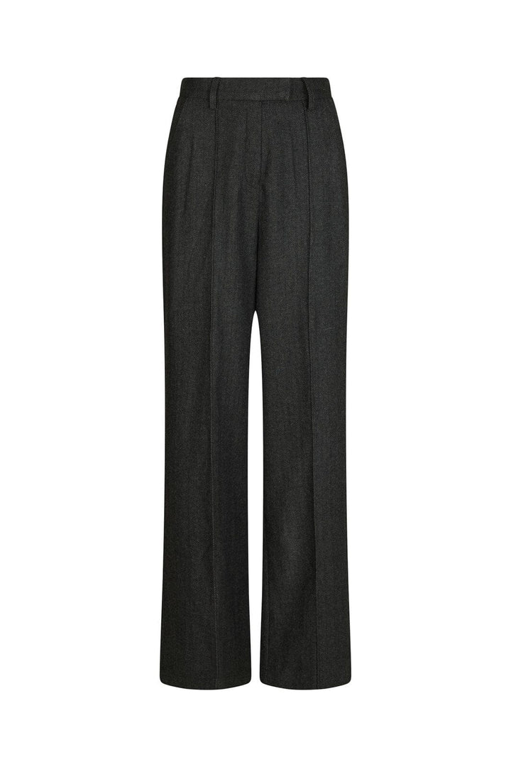Neo Noir - Sury Herringbone Pants 166366 - 132 - Antracit