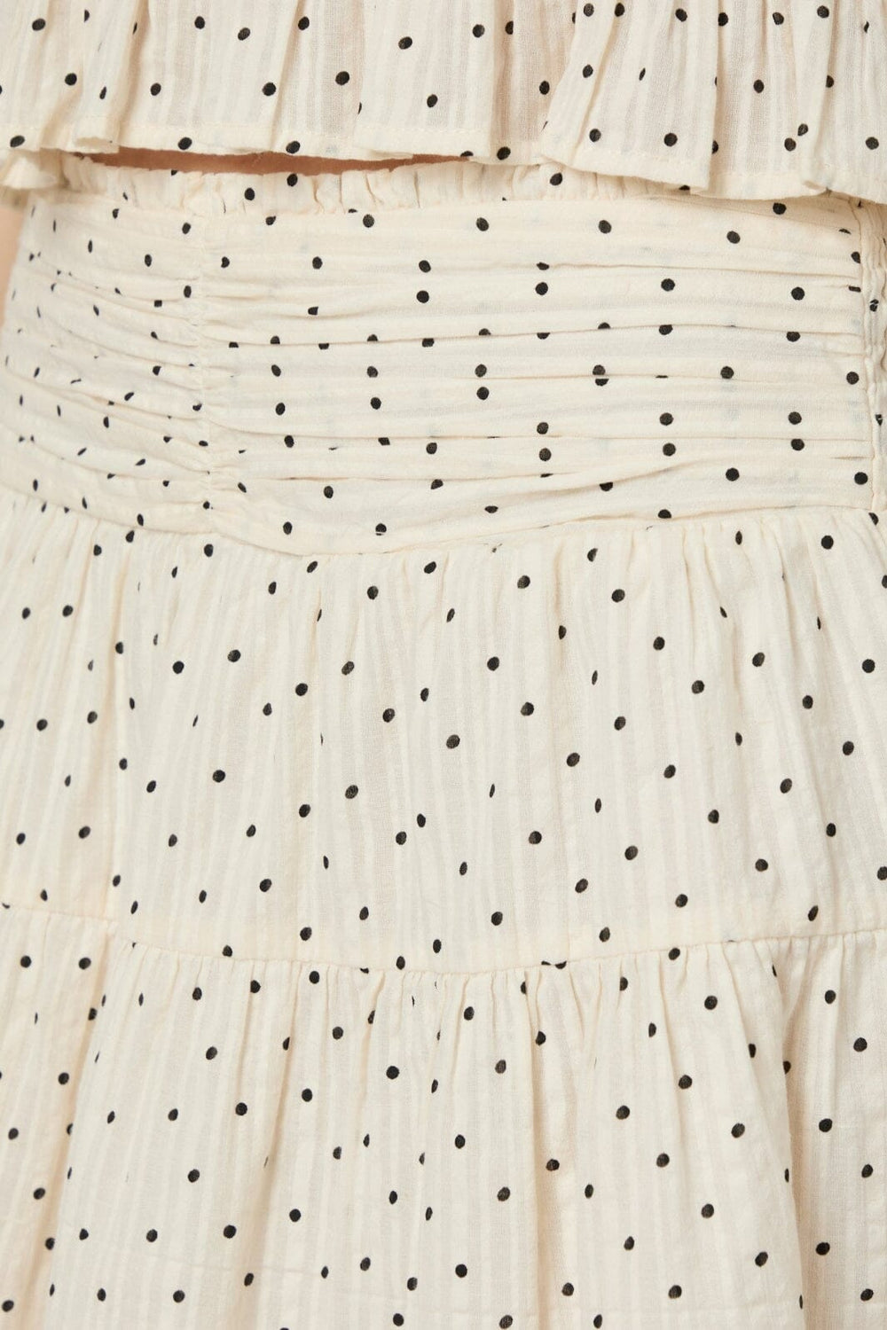 Neo Noir - Tarrow Dot Skirt 166148 - 122 - Creme