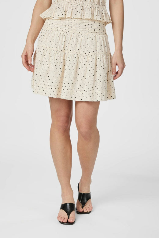 Neo Noir - Tarrow Dot Skirt 166148 - 122 - Creme
