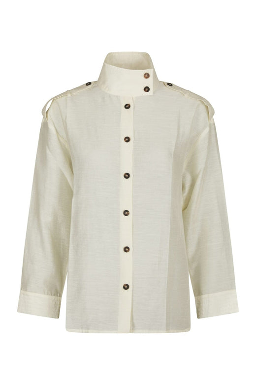 Neo Noir - Tracey Solid Shirt 169776 - 122 - Creme