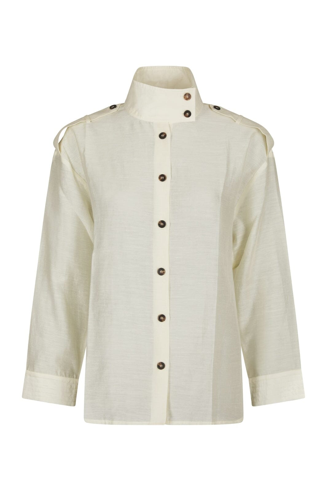 Neo Noir - Tracey Solid Shirt 169776 - 122 - Creme