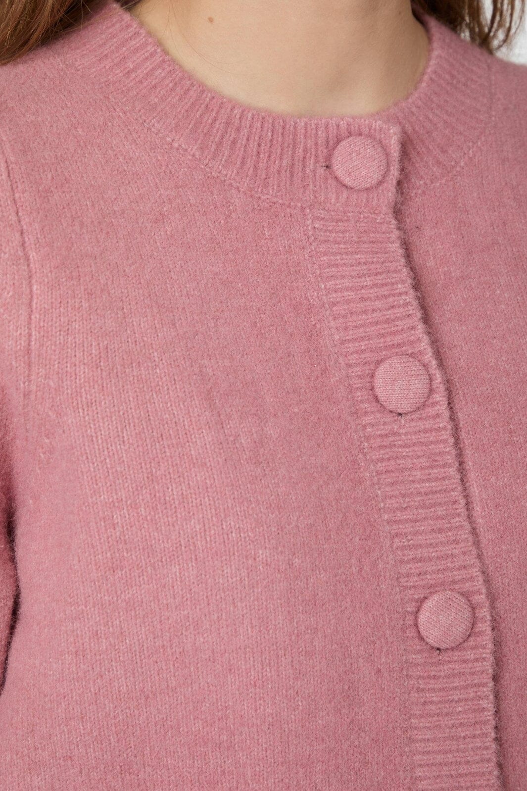 Neo Noir - Trudy Knit Cardigan 160760 - 165 - Rose