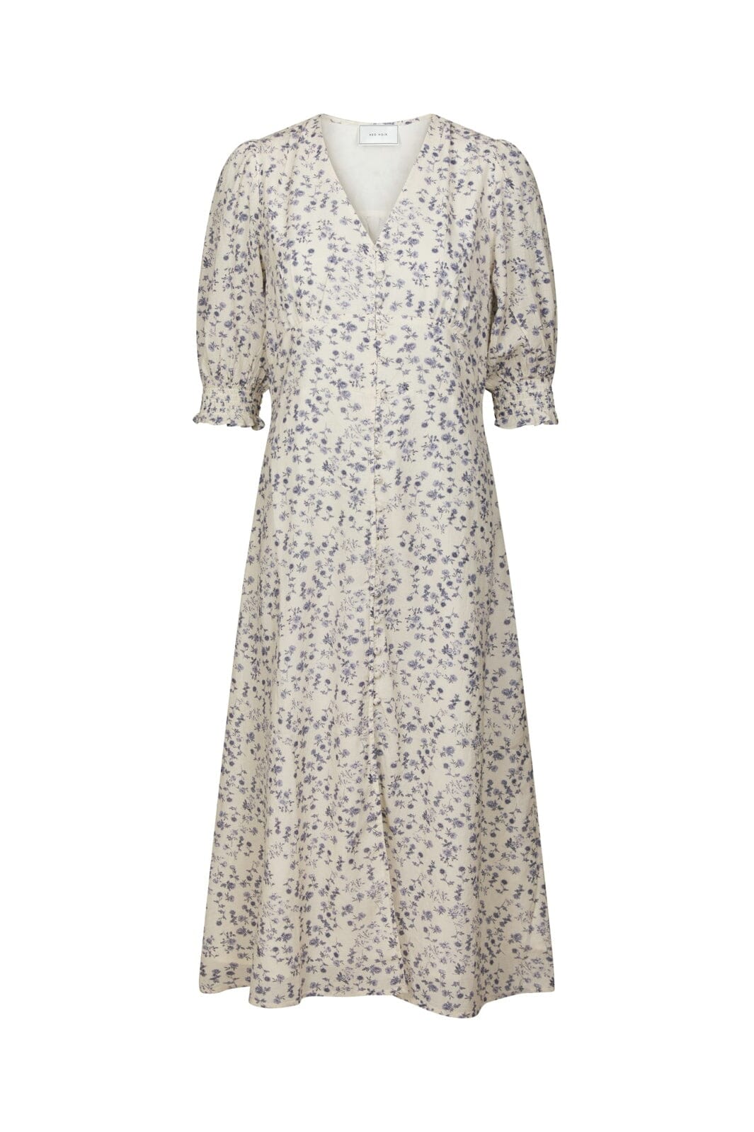 Neo Noir - Valley Structure Flower Dress 167925 - 121 - Off White