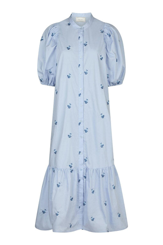 Neo Noir - Veronica Embroidery Dress 165573 - 145 - Light Blue