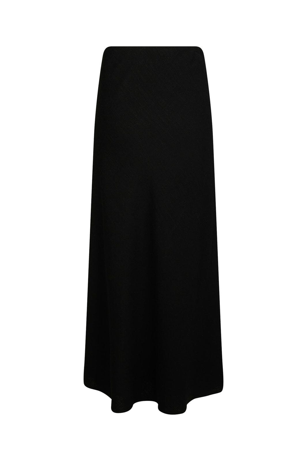 Neo Noir - Viso Linen Skirt 161871 - 100 - Black