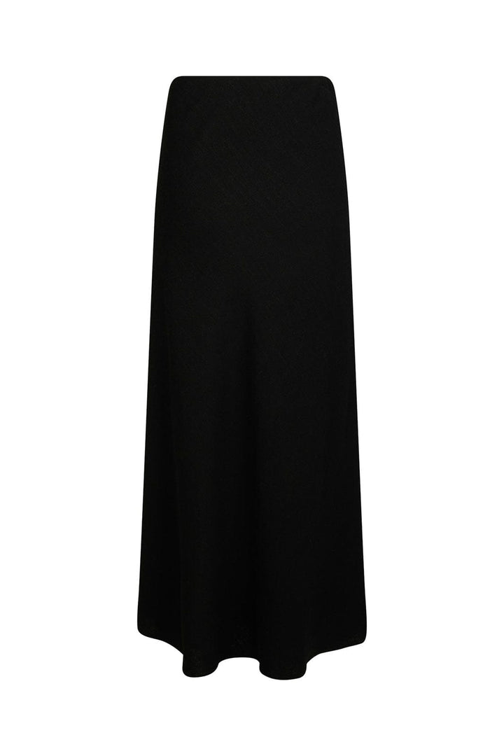 Neo Noir - Viso Linen Skirt 161871 - 100 - Black