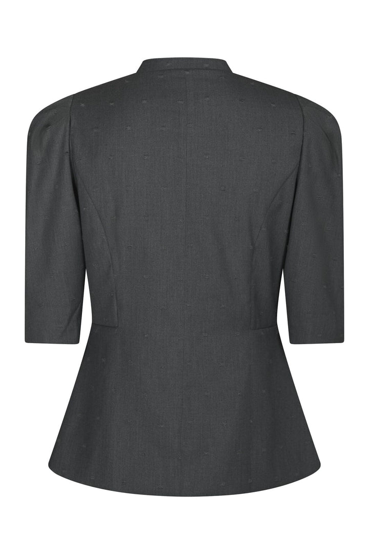 Neo Noir - Vittia Dobby Suit Blouse 170756 - 133 - Grey Melange