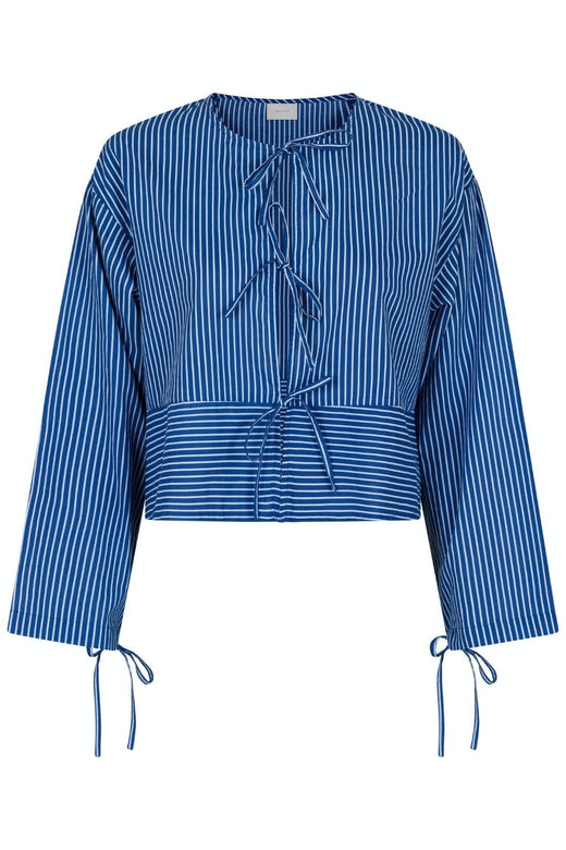 Neo Noir - Wanda Stripe Shirt - Blue Skjorter 