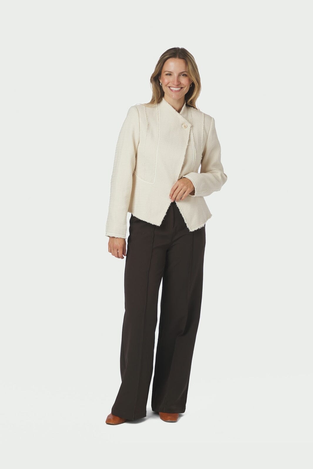 Neo Noir - Ylena Boucle Jacket 170672 - 122 - Creme