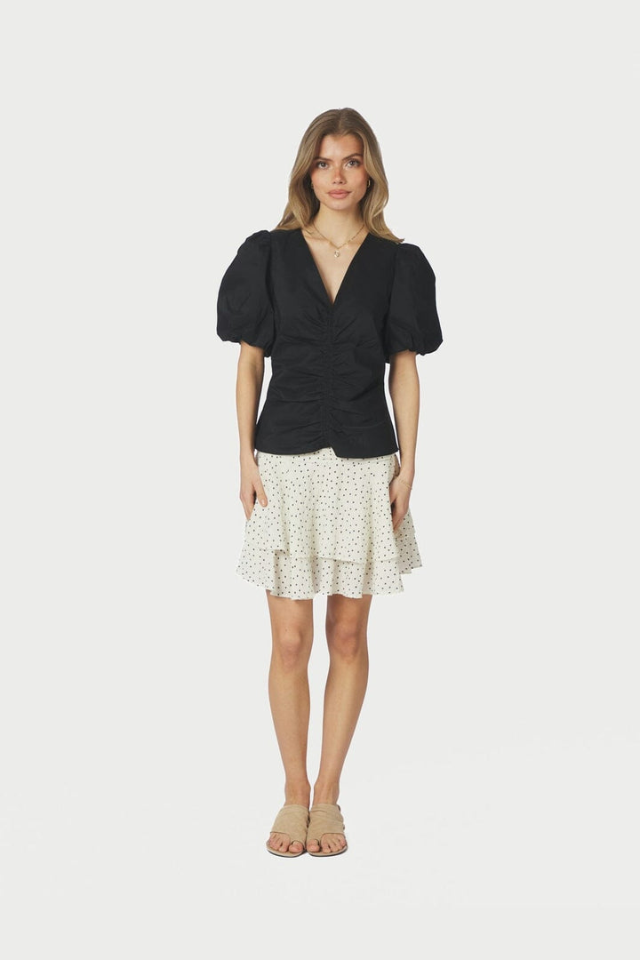 Neo Noir - Zaria Poplin Blouse 167568 - 100 - Black