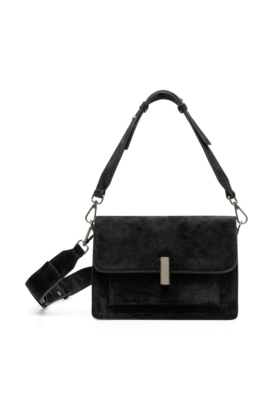 Noella - Adele Bag Real Suede 15970006 - 004 - Black