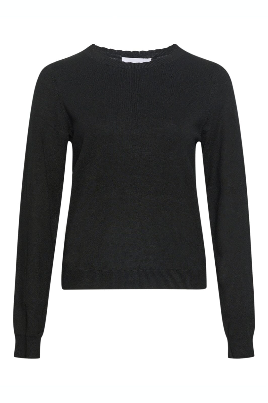 Noella - Ayla Knit Sweater - 004 Black Strikbluser 