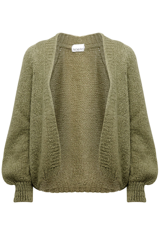 Noella - Fora Knit Cardigan - Army Cardigans 