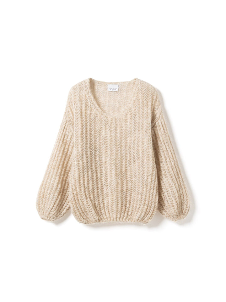 Noella - Joseph Knit Sweater - 023 Beige Strikbluser 