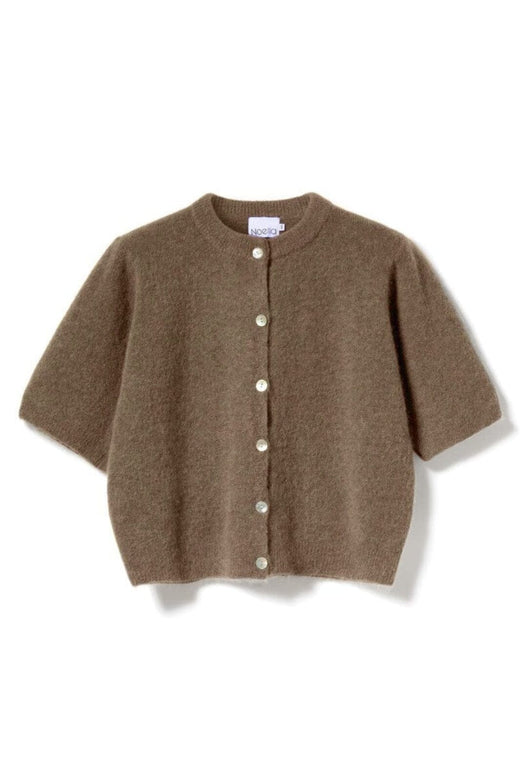 Noella - Kae Ss Knit Cardigan 12940086 - 1290 - Timber Brown Cardigans 