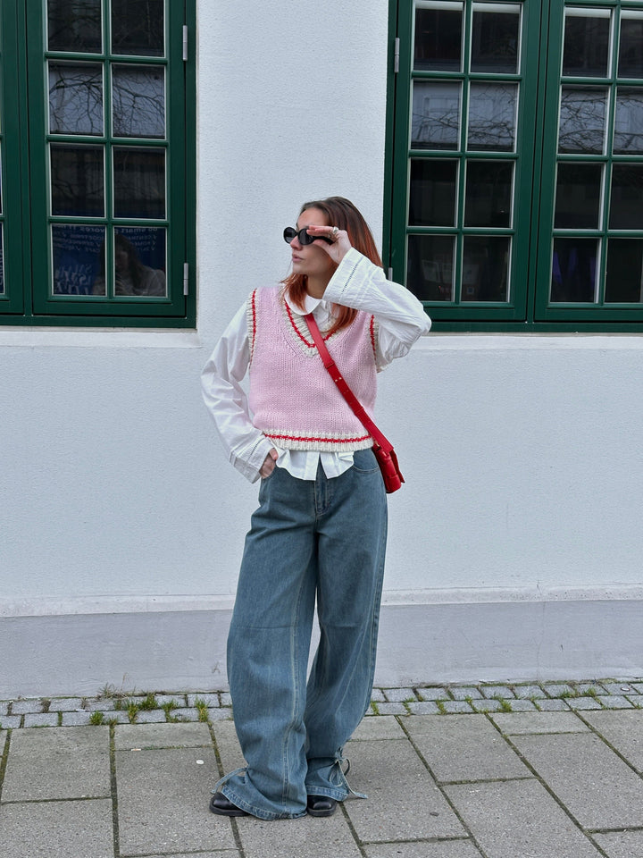 Noella - Kayanna Knit Vest - 1246 Berry Combo Veste 