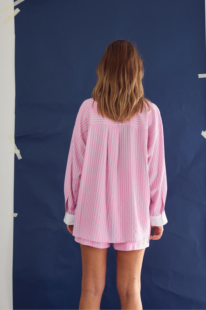 Noella - Lakelynn Shirt 13390002 - 1331 Carsyn Pink Stripe