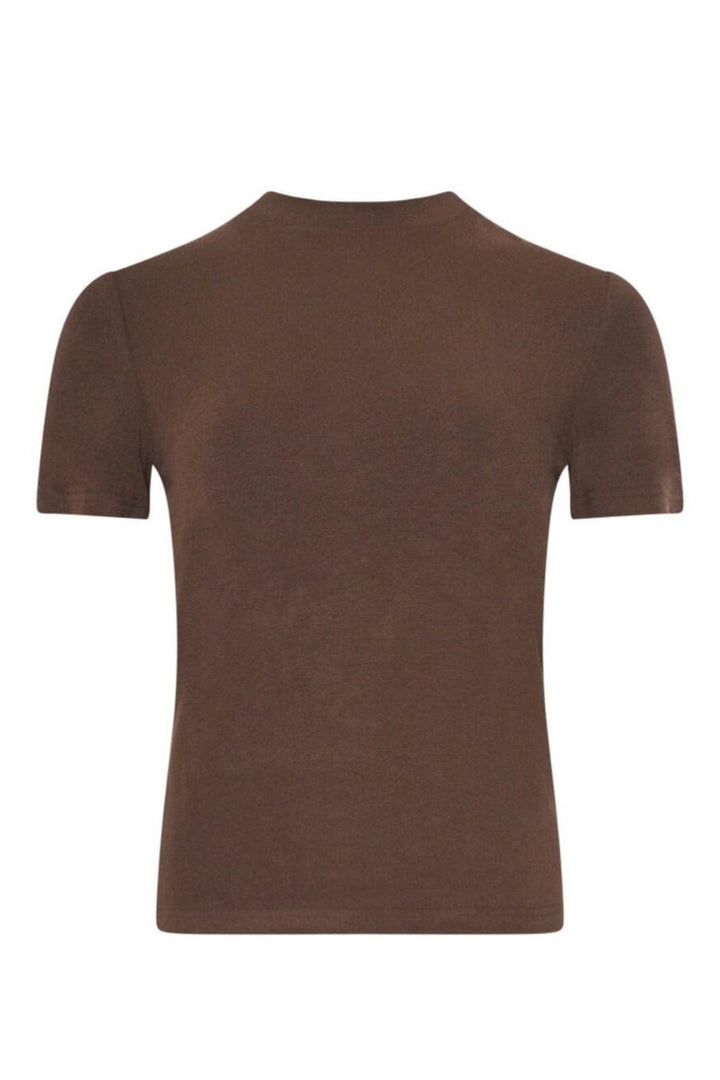 Noella - Lidie Ss Top 14090002 - 674 - Chocolate T-shirts 