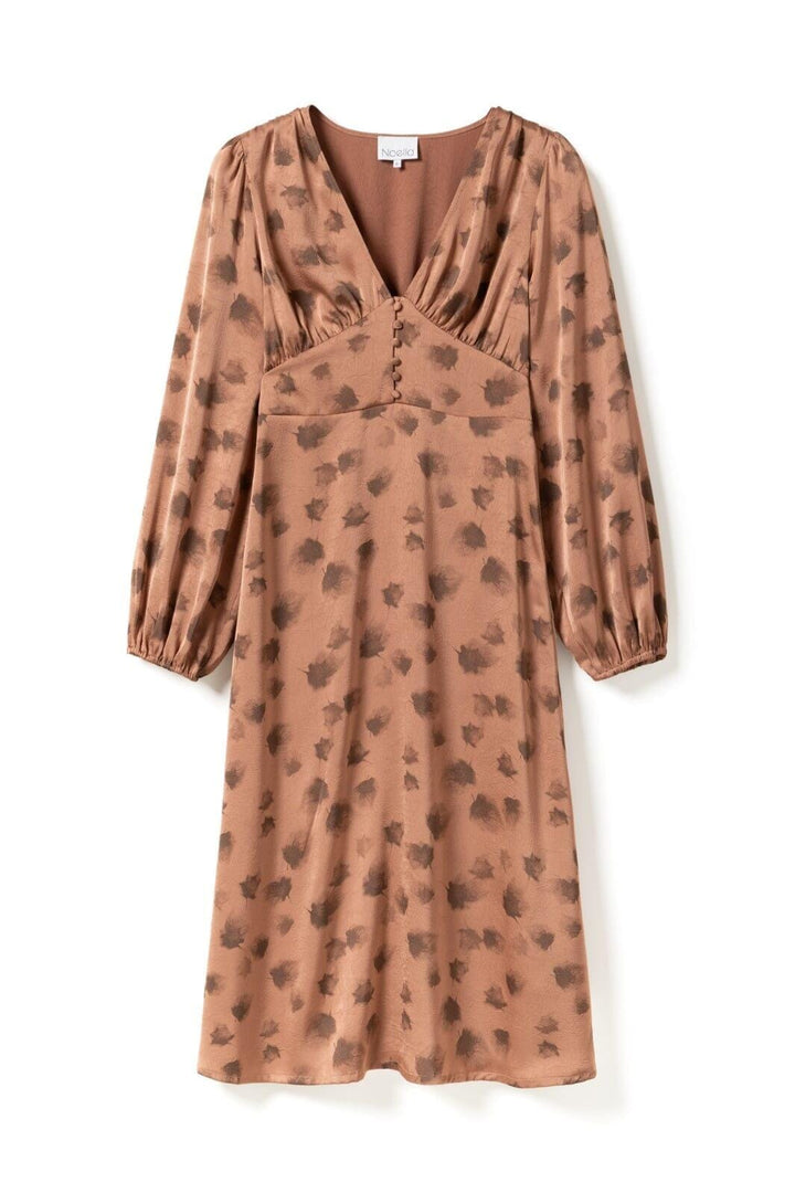 Noella - Lilith Dress 13890004 - 1366 - Cosette Rust Print Kjoler 