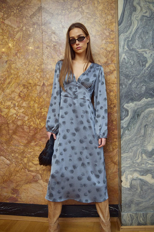 Noella - Lilith Dress 13890004 - 1367 - Cosette Blue Print