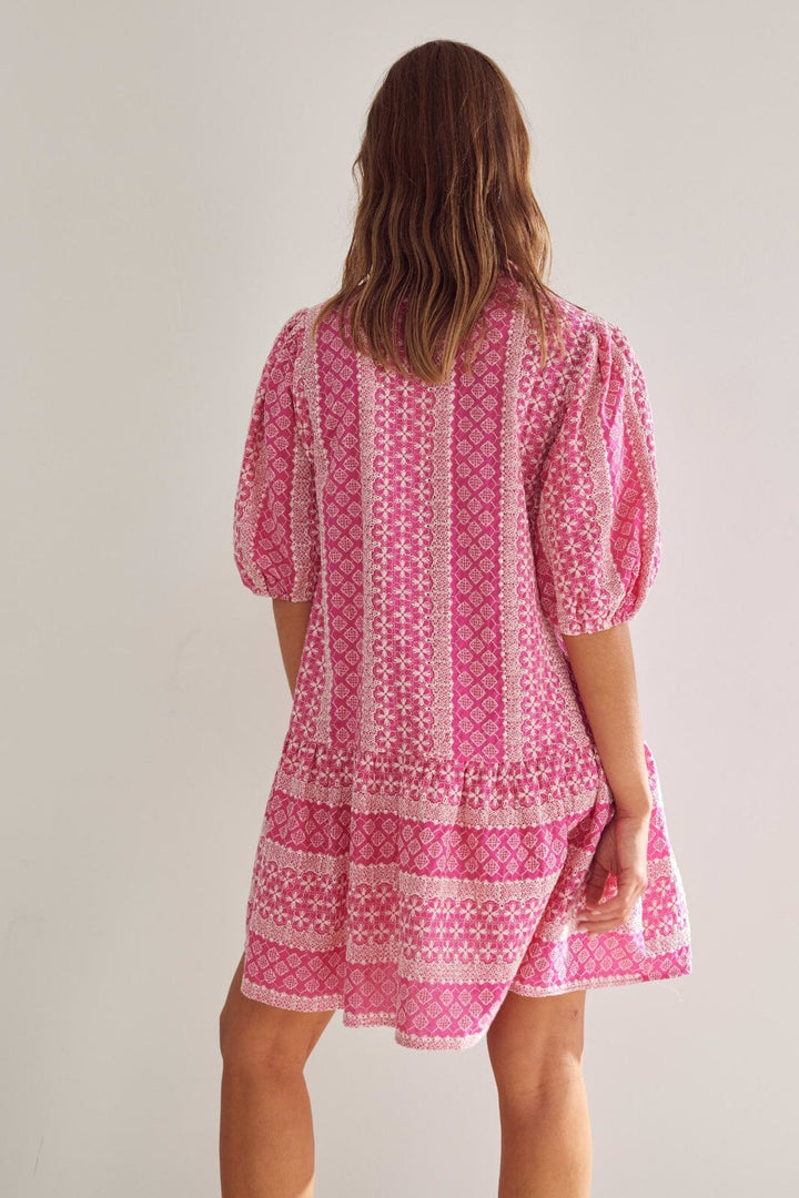 Noella - Lillianna Dress 13380001 - 1330 Pink Sugar Combo
