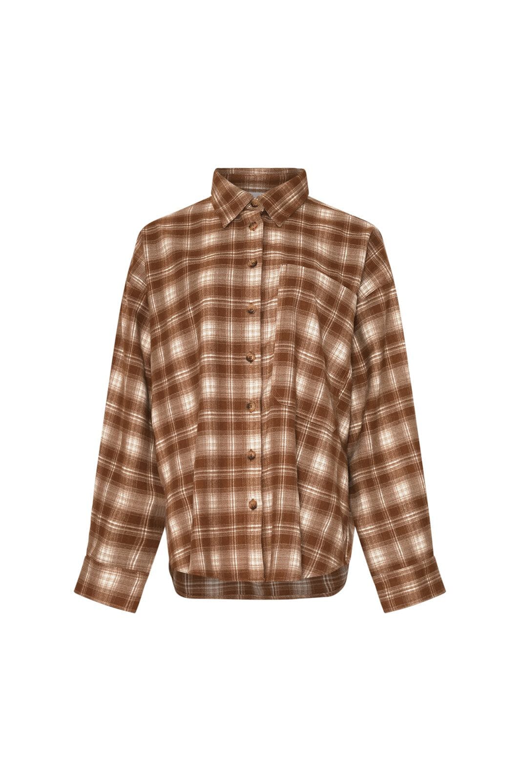 Noella - Lisa Shirt 14070001 - 1383 - Celestin Brown Check