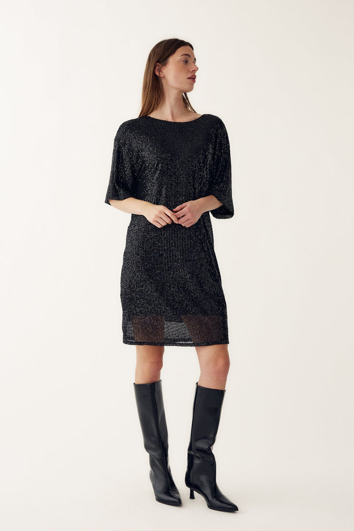 Noella - Lorah Dress 14320003 - 004 - Black Kjoler 