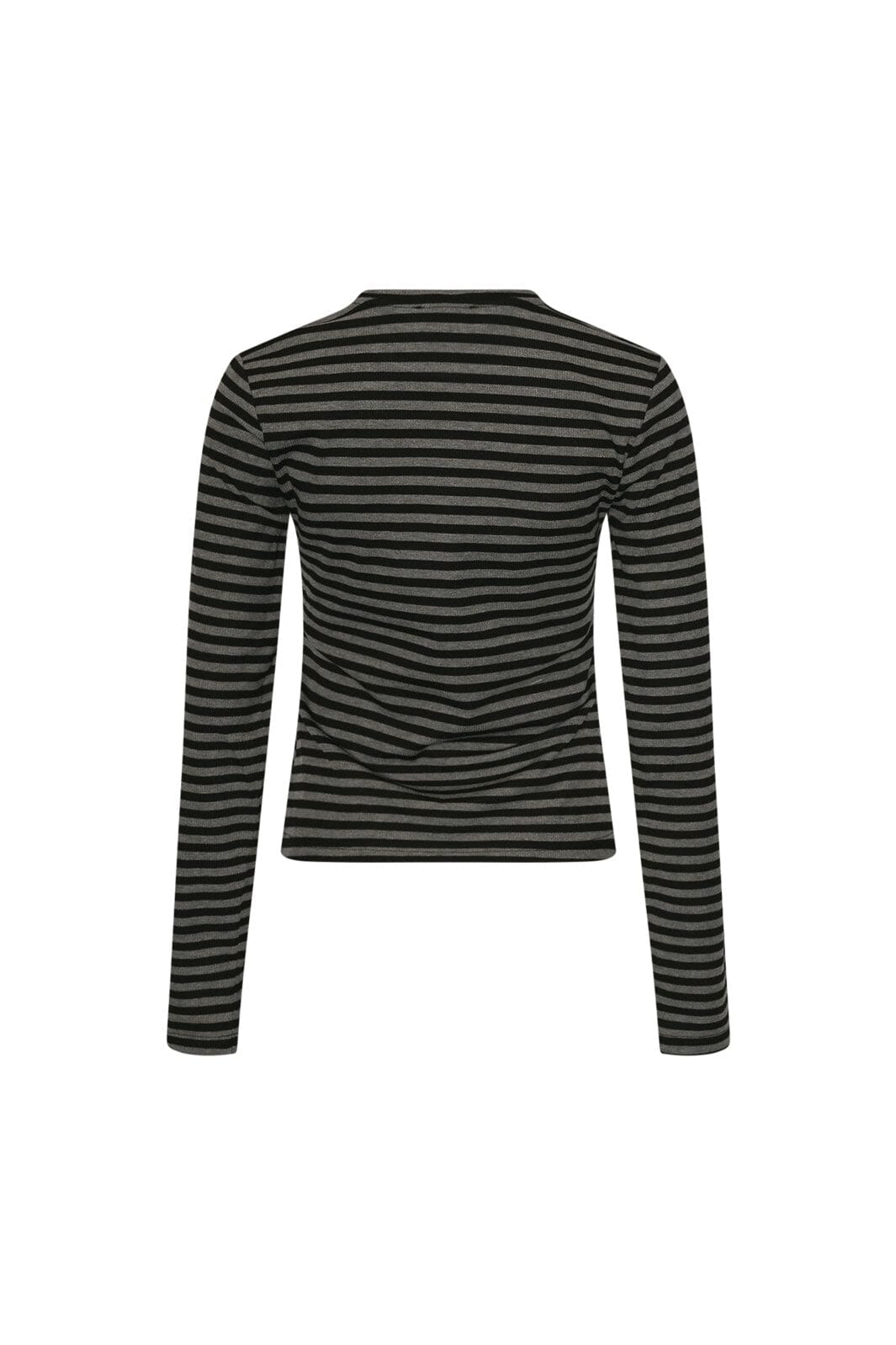 Noella - Luana Top 14030002 - 1380 - Charcoal Mel. Black Stripe