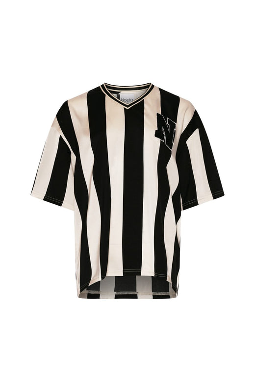 Noella - Lucena Blouse 14060002 - 1221 - Black Ivory Stripe