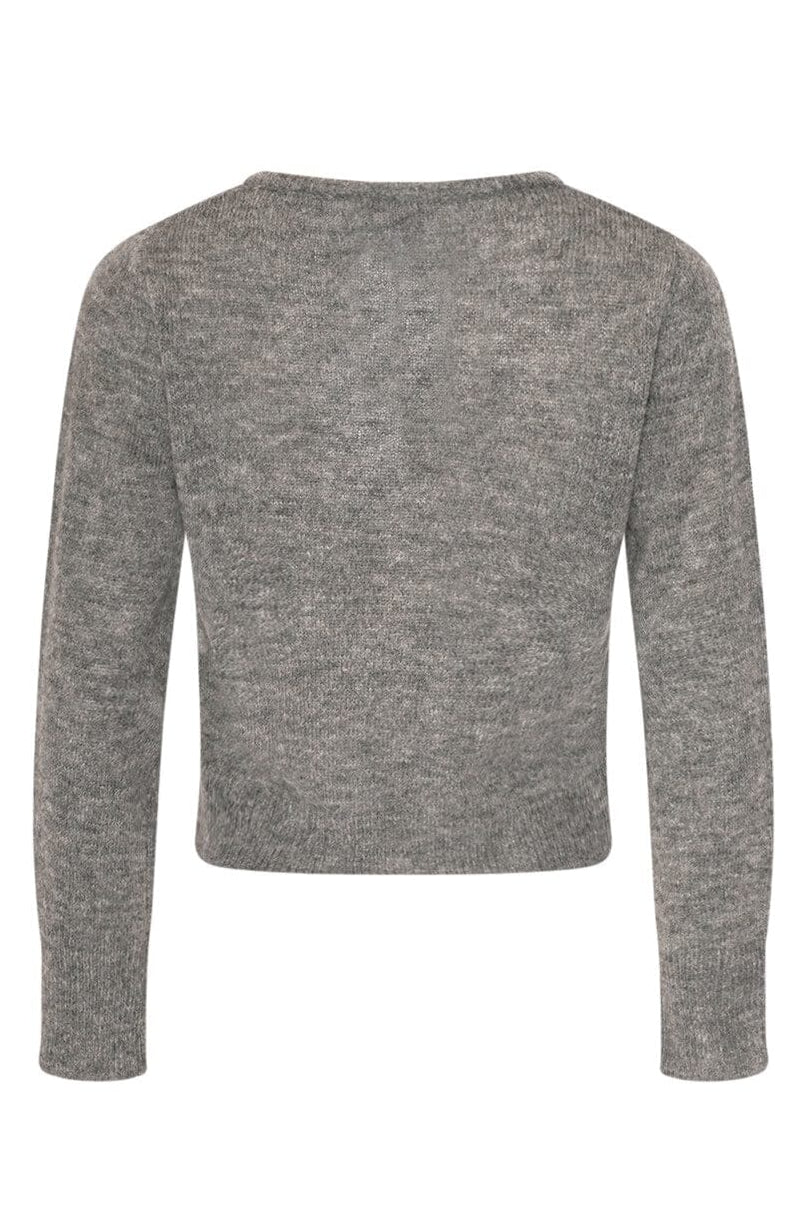 Noella - Lya Knit Cardigan 13980002 - 019 - Dark Grey Melange