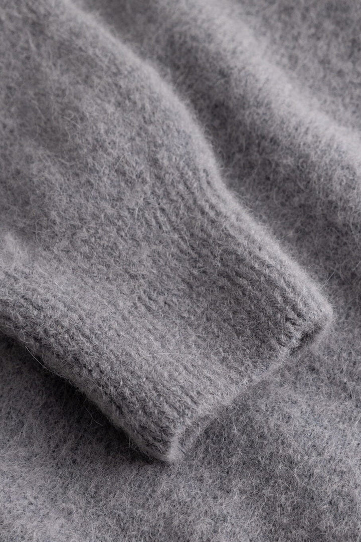 Noella - N-Anya Knit Cardigan 16470001 - 1252 - Dark Grey Mel.